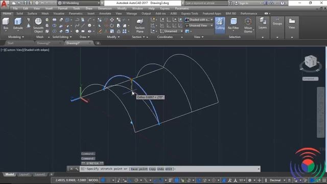 Autodesk AutoCAD: How to use Network Surface Command in Autodesk AutoCAD смотреть онлайн