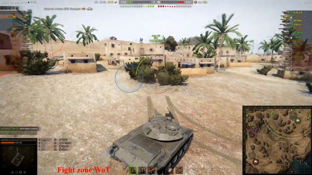 Т49 - Фугасное рандеву с пердаком! 10 фрагов и 4к урона! WoT Epic смотреть онлайн