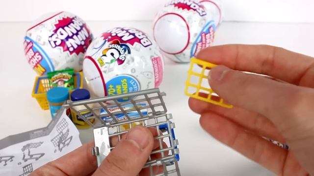 Zuru 5 Surprise Mini Brands Blind Box Unboxing Toy Review Mini Doll Foods смотреть онлайн