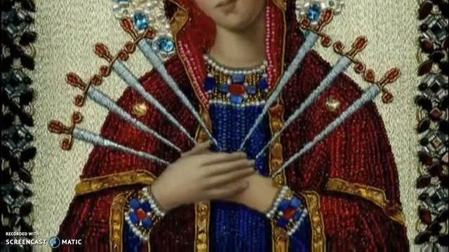 Вышиваю иконы бисером на заказ. Разного размера, очень красивые.. смотреть онлайн
