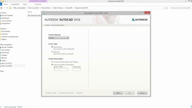 Auto CAD Básico #002 - Como instalar o AutoCAD 2016 смотреть онлайн