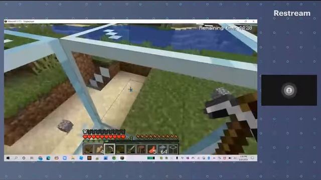 FIRST LIVE STREAM MINECRAFT JAVA EDITION (demo) смотреть онлайн