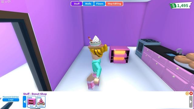 Opening A Donut Shop! Roblox: ?Adopt Me!? DONUT SHOP! смотреть онлайн