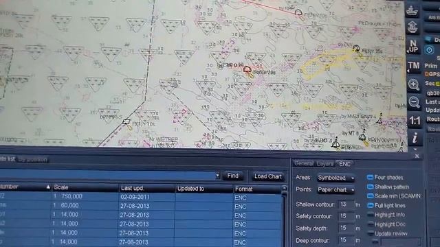 SAFETY PARAMETERS ON ECDIS TRANSAS NAVI-SAILOR 4000. ПАРАМЕТРЫ БЕЗОПАСНОСТИ НА ЭКНИС ТРАНЗАС