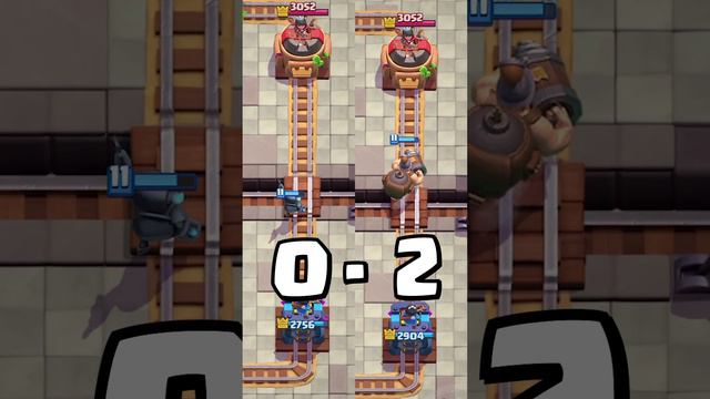 MIGHTY MINER BUFF VS MINI PEKKA - Clash Royale смотреть онлайн