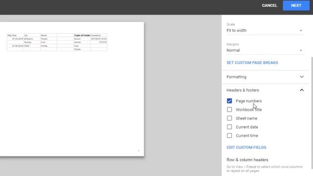 How to add header and footer in Google sheets смотреть онлайн