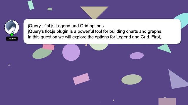jQuery : flot.js Legend and Grid options смотреть онлайн