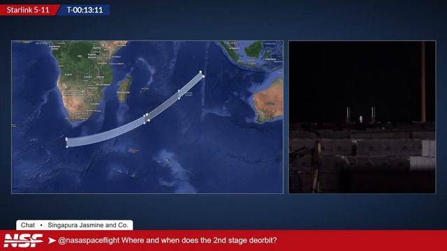 Launch: SpaceX Falcon 9 Carries Starlink 5-11 Mission смотреть онлайн