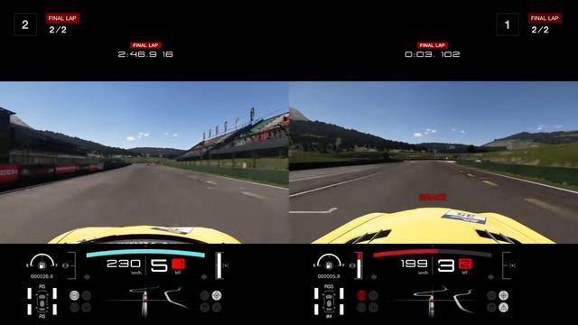 Gran Turismo split screen