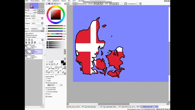 SpeedArt Страна нашего времени:Дания CountryBalls смотреть онлайн