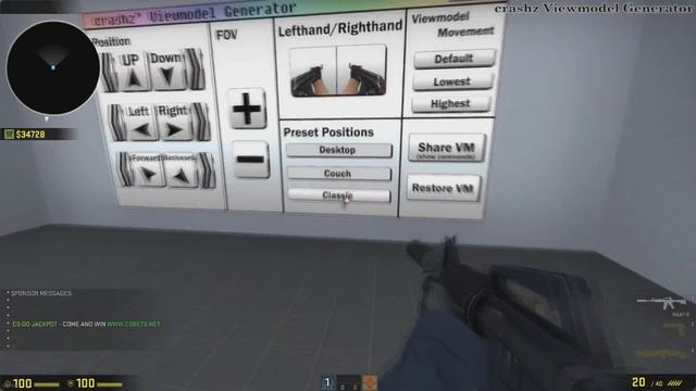 КАК ПОМЕНЯТЬ МОДЕЛИ РУК В CS:GO (Viewmodel) смотреть онлайн