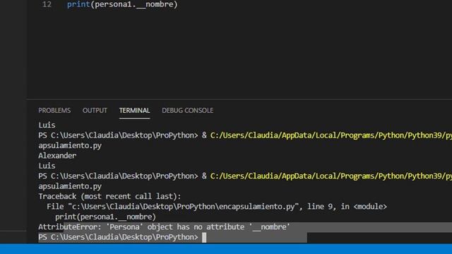 Tutorial Programación Python – 20 Encapsulamiento - Programación Orientada a Objetos смотреть онлайн