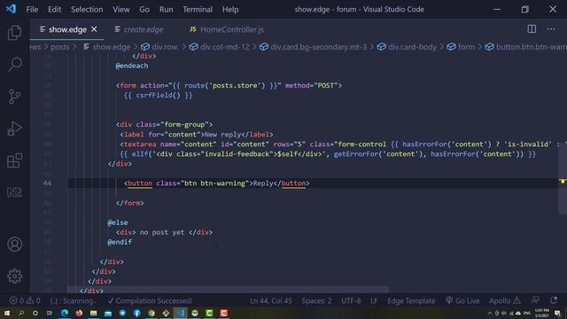 AdonisJS is a Node MVC framework | Reply Rendering | EP18 смотреть онлайн