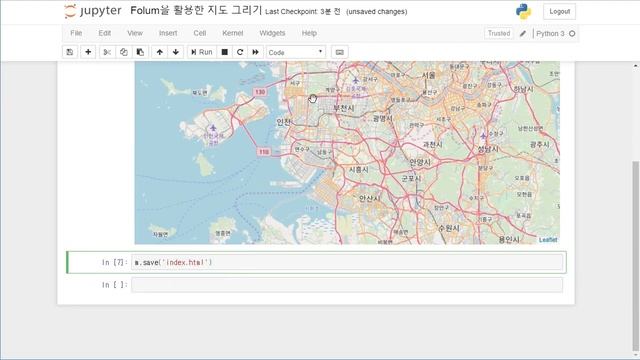 [초간단 파이썬 시각화]7편 제일 쉬운 지도 그리기 Folium смотреть онлайн