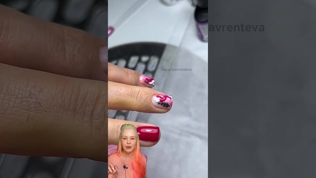 Быстрые дизайны на ногтях. Маникюр Дизайн. Как Вам? #nails #маникюр #гельлак #shortsvideo #nailsart