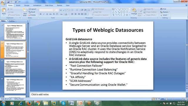 class-6 JDBC in weblogic server Admin 11g/12c смотреть онлайн