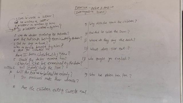 Active Passive Voice Exercise || Interrogative Sentences || Active and Passive || English Grammar смотреть онлайн