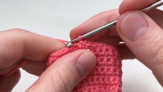 Переход на новый ряд столбиками без накида (простой способ) смотреть онлайн