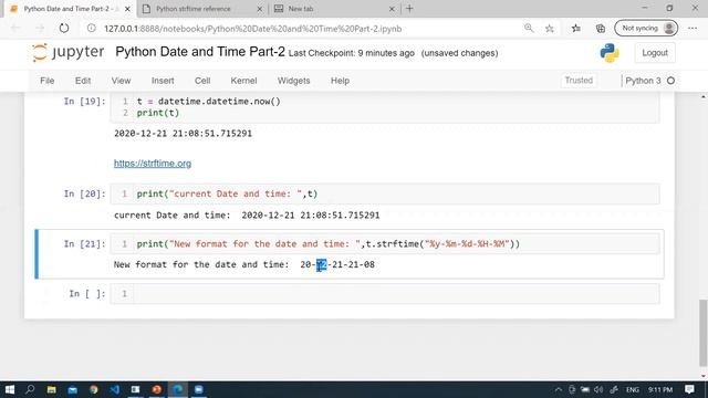 Python Datetime Tutorial Part - 2 (TimeDelta, Strptime and Strftime) #35 смотреть онлайн