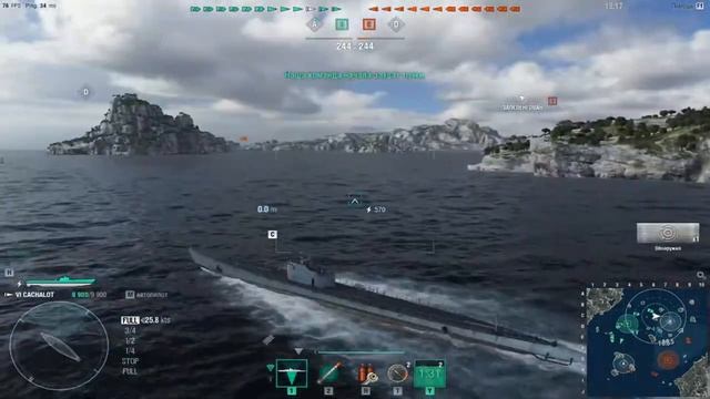 Стрим.Походим в корабли.World_of_Warships.Подводные бои,заценим подводные лодки. смотреть онлайн