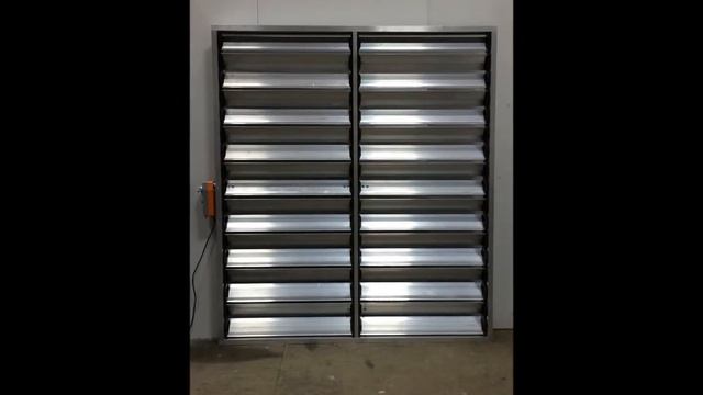 Алюминиевый воздушный клапан КВА двойной смотреть онлайн