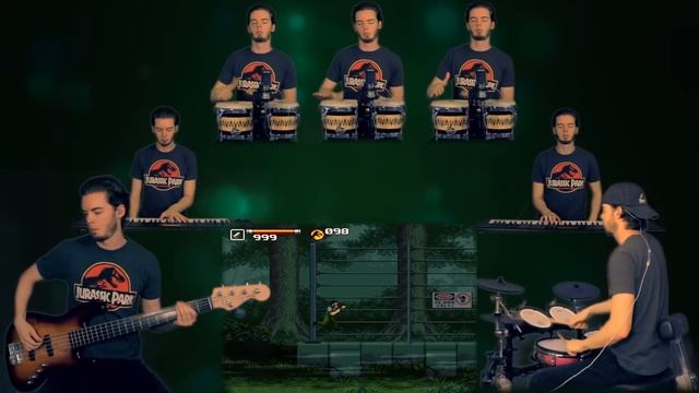 Jurassic Park 2: The Chaos Continues | Dark Jungle [Drum/Guitar/Bass/Keyboard Cover] DonutDrums смотреть онлайн