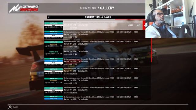 Trying not to crash the Ferrari 296 GT3 at Zolder on ACC. LFM racing смотреть онлайн