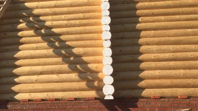 Сруб дома из бревна 9.6х11.6 в г.Саранск . 89271904521 смотреть онлайн