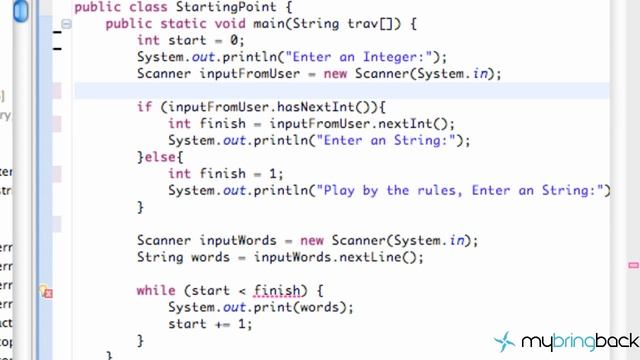 Learn Java Tutorial 1.6- Error Checking with If and Else смотреть онлайн