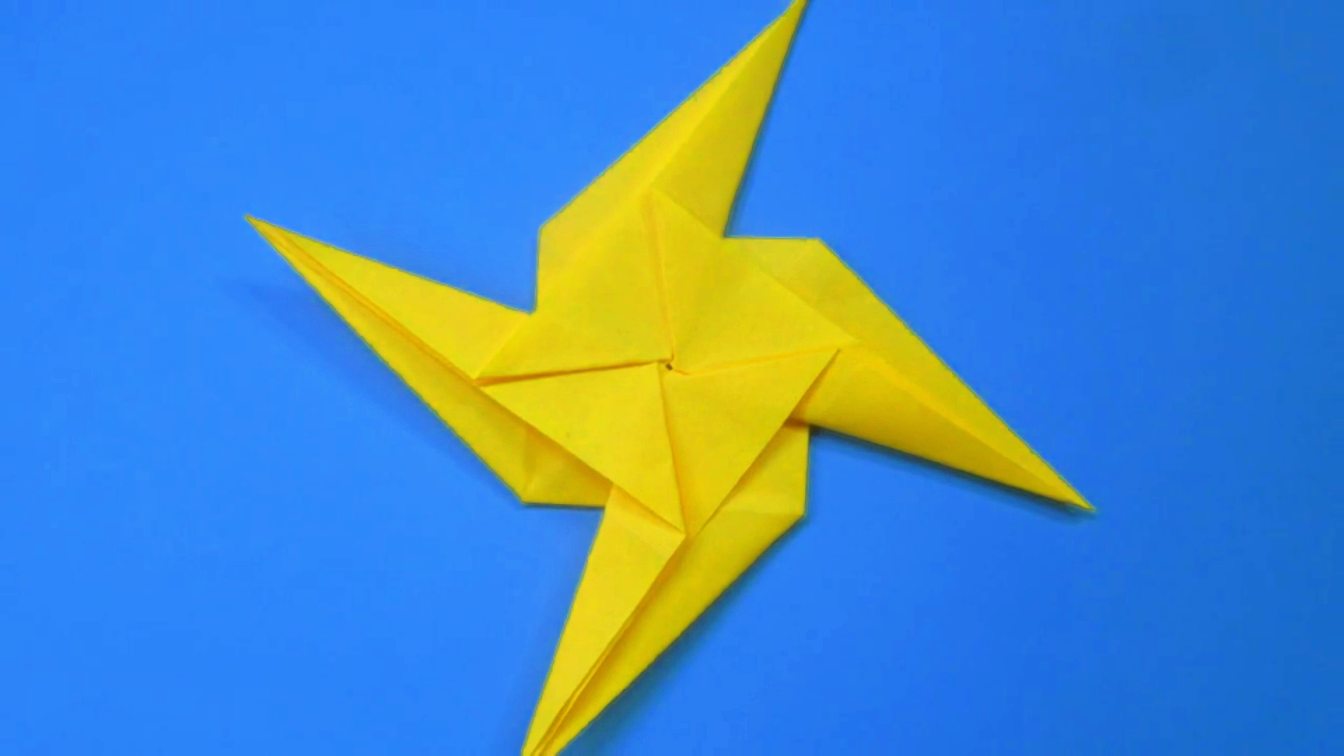 Как сделать сюрикен из бумаги. Оригами сюрикен.mp4 смотреть онлайн