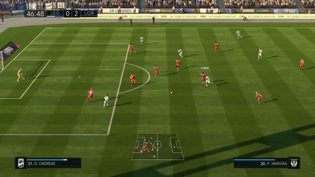 Леганес - Лорка 2 тур Чемпионата Испании по футболу Примера дивизион ЛаЛига FIFA 18 PS4 смотреть онлайн