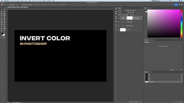 How to Invert Colors in Photoshop смотреть онлайн