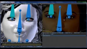 Правим поворот глаз в Blender 3D