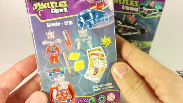 Обзор минифигурок Шреддера и Солдата от JLB / TMNT Shredder and Soldier bootleg Lego Minifigures смотреть онлайн