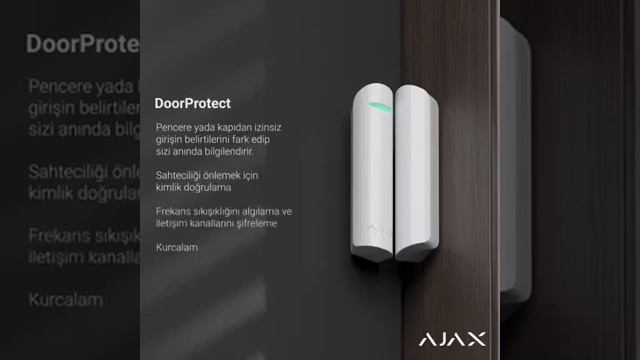 Ajax DoorProtect Kablosuz kapı ve pencere dedektörü смотреть онлайн