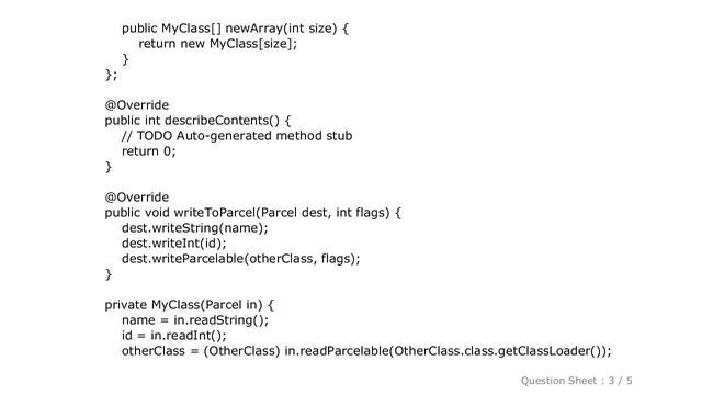Android : Nested parcelable object not reading смотреть онлайн