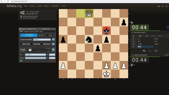 Maia (human-like chess engine) VS Lichess bots || 1900 ELO || ChessBotX 1.5.9w смотреть онлайн