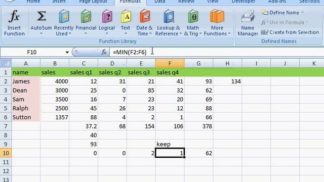 WIA -10 - excel using logical fonctions (if, else, greater).avi смотреть онлайн