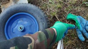 Замена подшипников на тачках садовых.