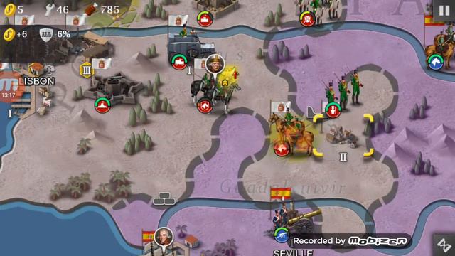 Играем в ,,European war Napaleon,, смотреть онлайн