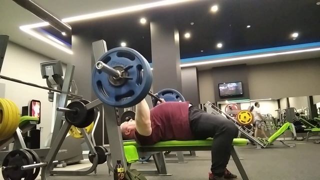 Жим лёжа 142,5кг. на два повтора. смотреть онлайн