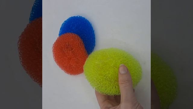 Мочалка пластиковая для посуды смотреть онлайн