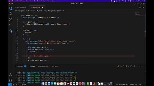 Create a TODO APPLICATION with React Js for Beginners (5) смотреть онлайн