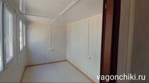 Отгружаем интересную бытовку. Из особенностей - усиленный пол и каркас бытовки (vagonchiki.ru)