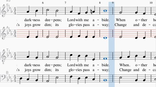 Abide with me, alto, lyrics Henry F. Lyte, music 'Eventide' William H. Monk смотреть онлайн