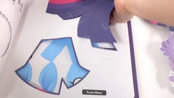 3D My Little Pony Papercraft DIY Paper Folding Book
