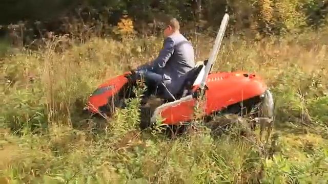 Трактор для кошения на склонах Master Yard GT2338 смотреть онлайн