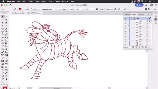 How to Fix Strokes That Don't Change Their Color in Illustrator смотреть онлайн