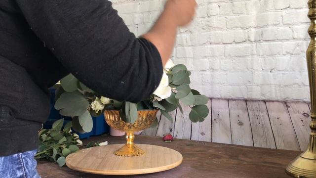 Design With Me | DIY Wedding Table Arrangement | floristry for beginners смотреть онлайн