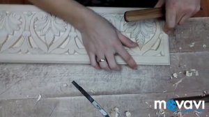 Резьба по дереву. Часть иконостаса в процессе. Тябло